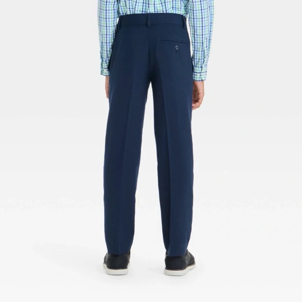 Boys Cat & Jack Pant Jacket Suit Set, Navy, 8 - Picture 5 of 9